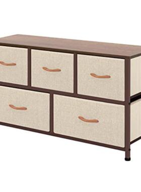 RB-106（现代简约布收柜多层架铁儿童玩纳具收艺纳柜家用抽屉式收