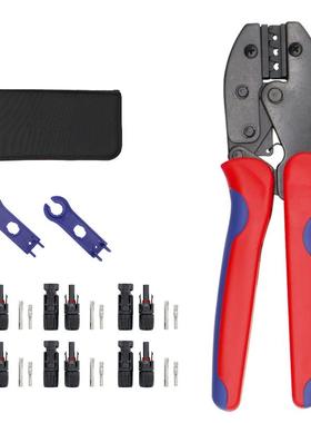 三匠工具L-246BMC4光组伏端子压线钳太阳Y能5连接器压6组MC4连接