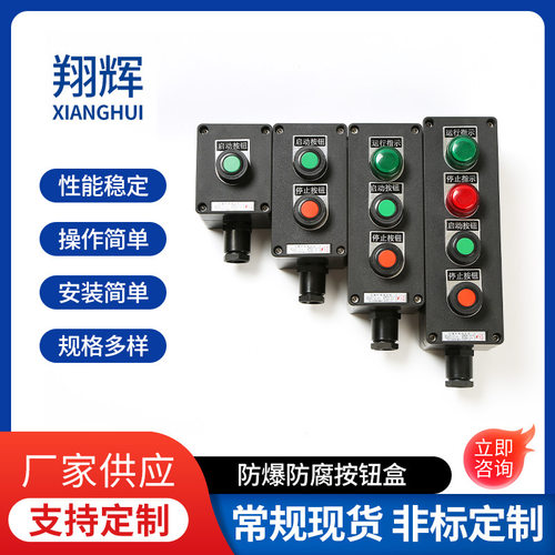 防腐按钮盒BZ8050-A2D1/A2D2/A3G,主令控制器，按钮开关盒防护