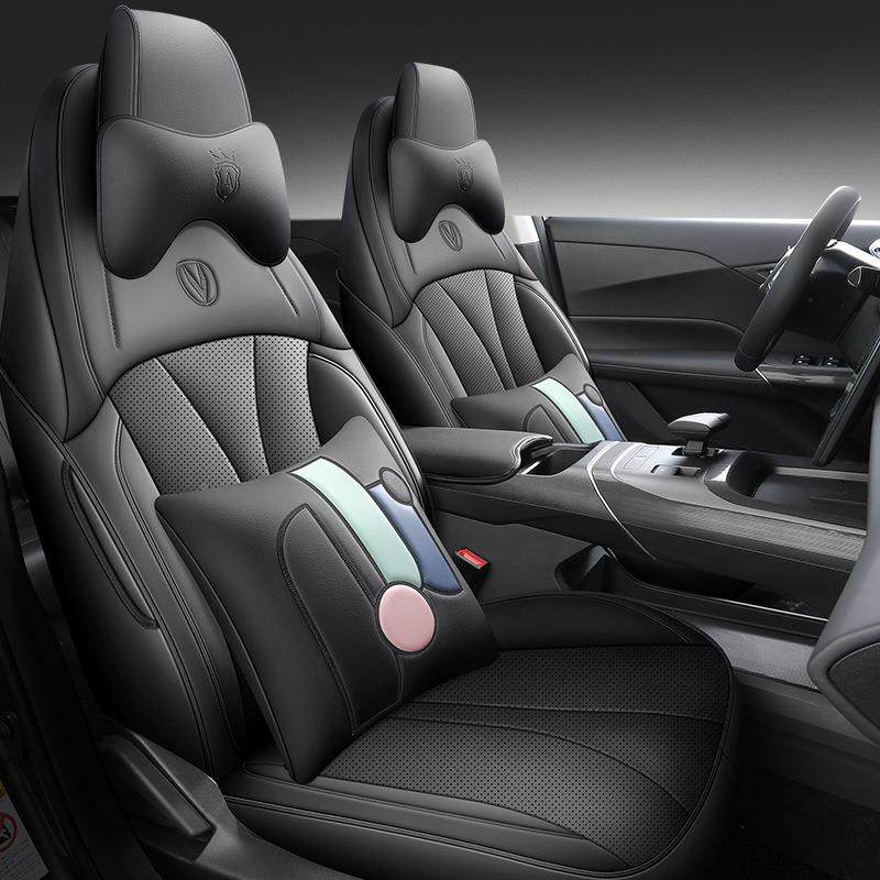 皮长座安逸达专用汽坐垫四季通用全VLC包围革座套车夏季打孔透气