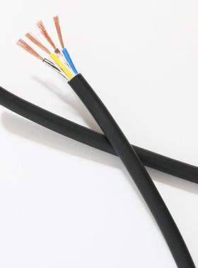 胜牌电线3000V家装布线接地5线H03Z1Z-FCCG*.5平1方黑色外皮