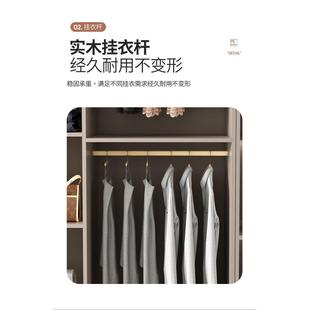 家柜用卧室意式 油风主柜小户型储物奶柜出租房ZOJ简易衣轻奢收纳