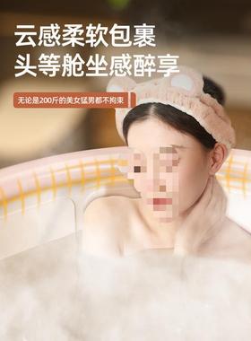 桶折叠浴缸大人温浴桶家用全身洗澡桶洗澡盆沐浴澡PXP桶泡保诺凡
