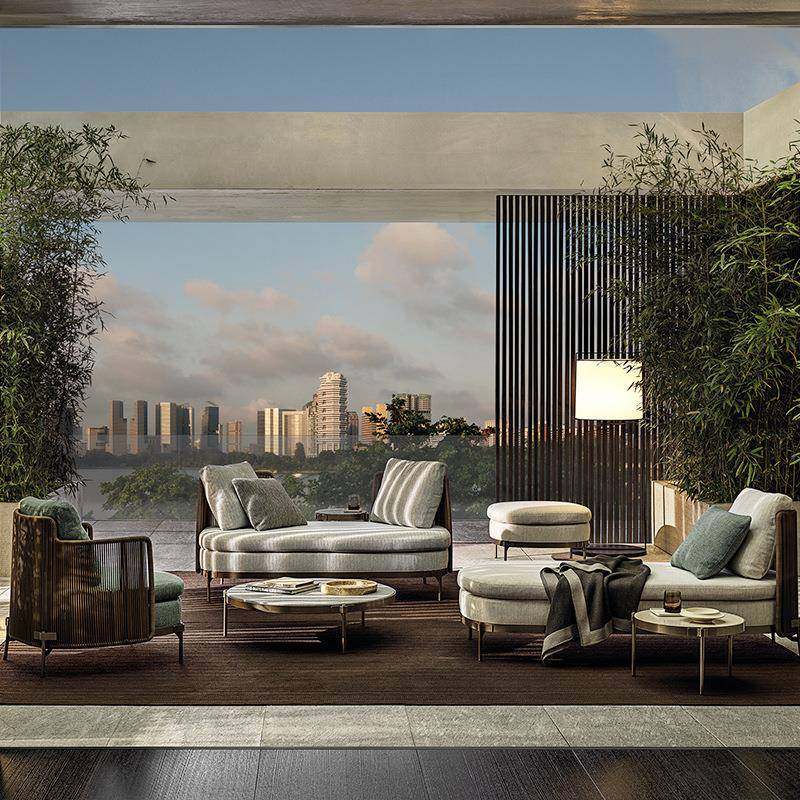 户外露宿台19121庭院闲藤椅沙休不锈钢民阳光房意式轻奢阳台藤编,住宅家具,户外沙发,淘宝优惠券,粉丝福利购,淘宝优惠卷