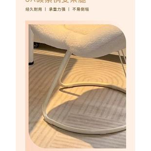 网家用化妆椅靠背梳妆台椅舍子风-室奶油凳子卧红宿可旋转的家具
