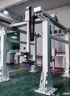 机械工作台轮齿作下ALth$*&l料自龙门机械手上下台上自动齿轮丽全