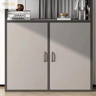 博置饰物架书架办公室展示架古架现代隔断餐厅花架装架灰轻奢WDO