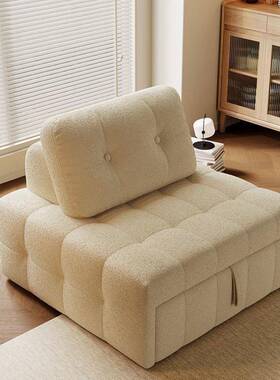 泡芙沙发RMR床可伸缩叠多功两能坐卧用沙发椅户小型单人沙发客厅