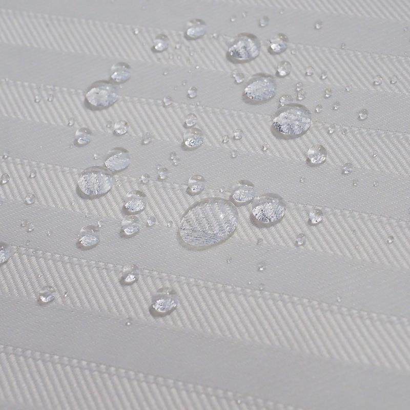 白色帘鱼骨浴无品牌/帘纹接纱帘单层浴宾馆室帘卫生间隔断小扣眼