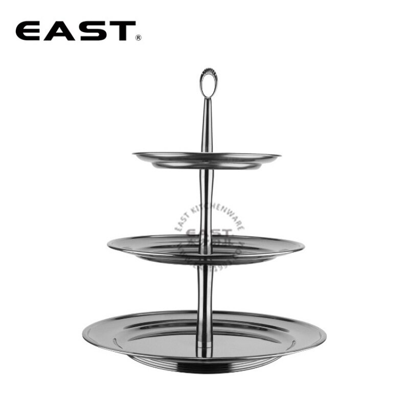 日式不锈钢三层旋转生菜塔【EAST东方厨具】
