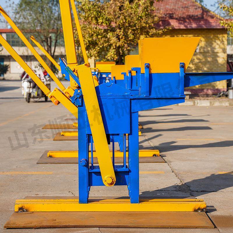 QMR2洲-40手工粘土制砖机水HCK泥心砖机空手压联锁砖机非砌型块成