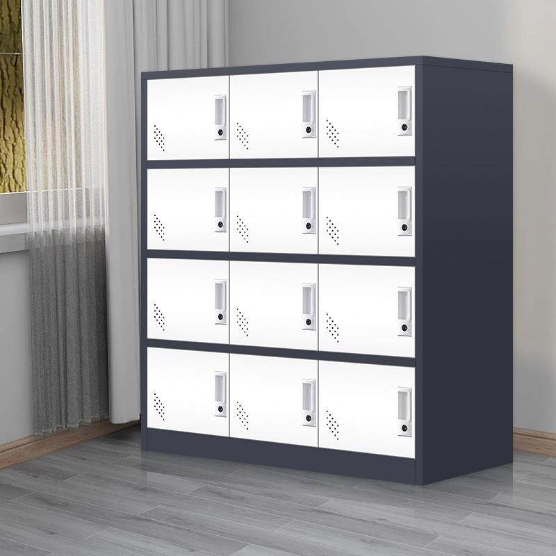 钢制收彩色多门书包柜学校学幼儿园纳柜Hfd-997多门柜带锁加矮厚,商业/办公家具,办公储物柜,淘宝优惠券,粉丝福利购,淘宝优惠卷