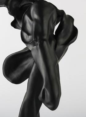 件现简Z99631-2约奢雕塑轻抽象艺术摆酒店大代堂客厅玄关桌面设计