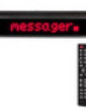 L示ED显屏4.6·7*50Led汽车屏条单蓝色显示led车载条屏多国语MCMS