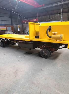 运路运输车车轨道柴油生产送货重铁型DTD平板车搬轨道欧能按吨位