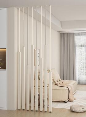 油风客厅屏风隔断装饰栅入进门户立柱遮挡格免YKJ打孔简奶约现代
