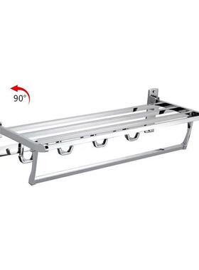 锌合金光件活铬动浴巾架电镀折双ELO层毛巾架浴叠室挂厂家壁挂