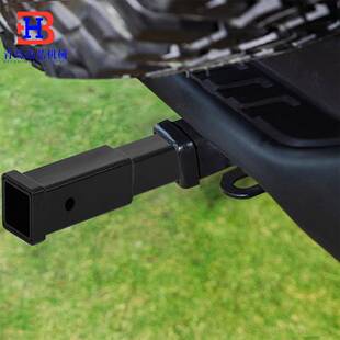 英汽车拖车连接器臂拖42179车方口接收器拖车配件2寸方管黑色