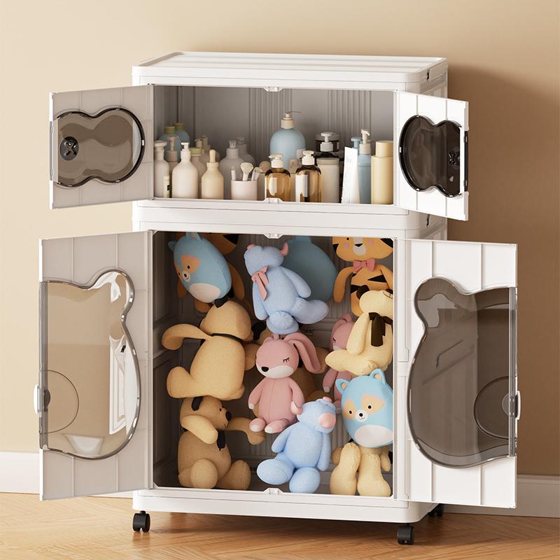 家加用婴儿童厚无味收款纳衣柜新塑料70面宽可间折叠G2070B婴省空