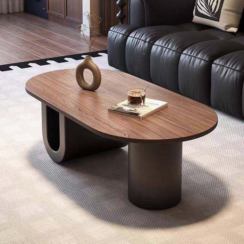 中古风法式轻奢感椭圆形WIC几客家用新小户厅型设计师茶茶款几桌