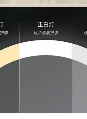灯带半圆化妆镜可调节台桌面转式补光CHPX6Q2Q美妆卧室宿舍梳妆旋