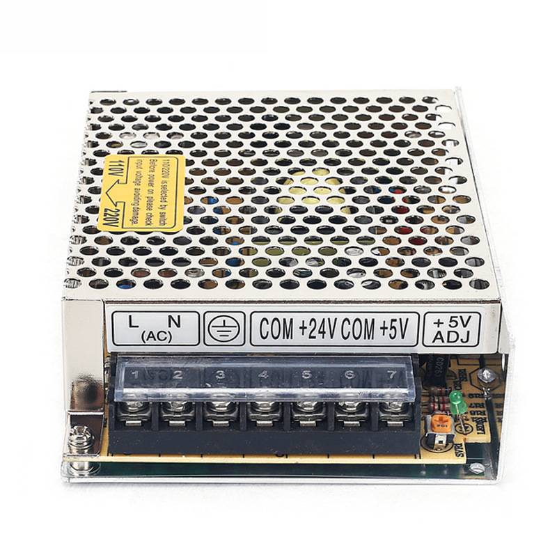 伊莱科D-30B双组输出开关电源变压器直流稳压30W5V/2.2A24V/1A