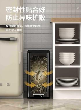 麦桶桶不锈钢房垃F96TH89S圾踏桶家用带大盖黑色号脚式轻奢客厨厅