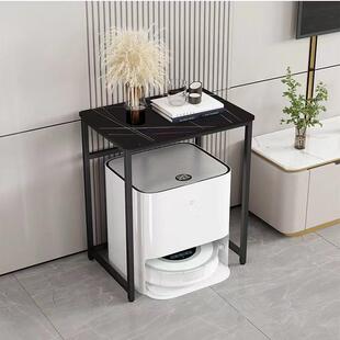 沙扫发侧边008角几轻奢客厅大理纳石架茶几小桌子拖地机器人收置