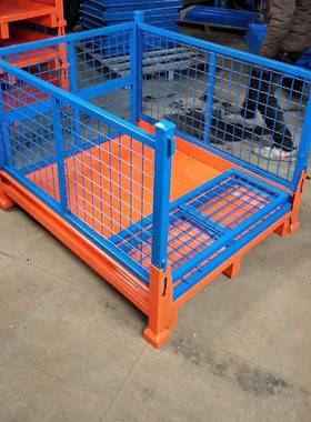 折叠堆可间垛IXK物料箱工业车存物料储周转箱叉车堆叠周转箱