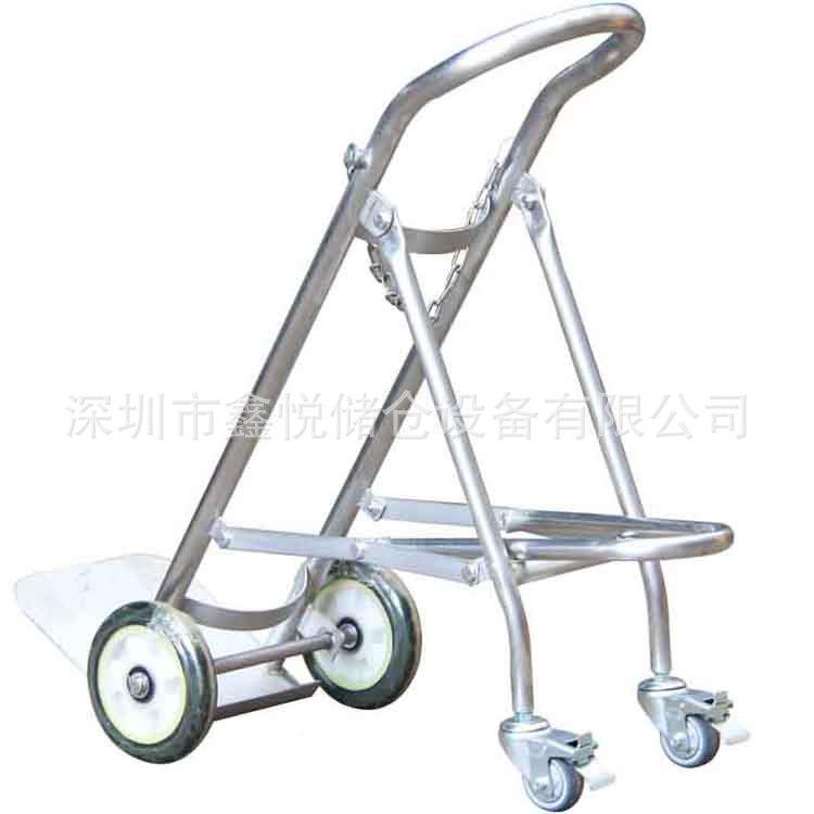 瓶0车4不锈钢气瓶搬运/带铁链钢车/气瓶NPD手推车/TY120B