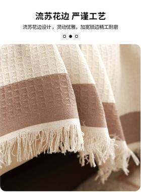 子巾棉ltao1021麻EX四盖季通用沙发垫全包沙发套罩毯L沙发A盖布沙