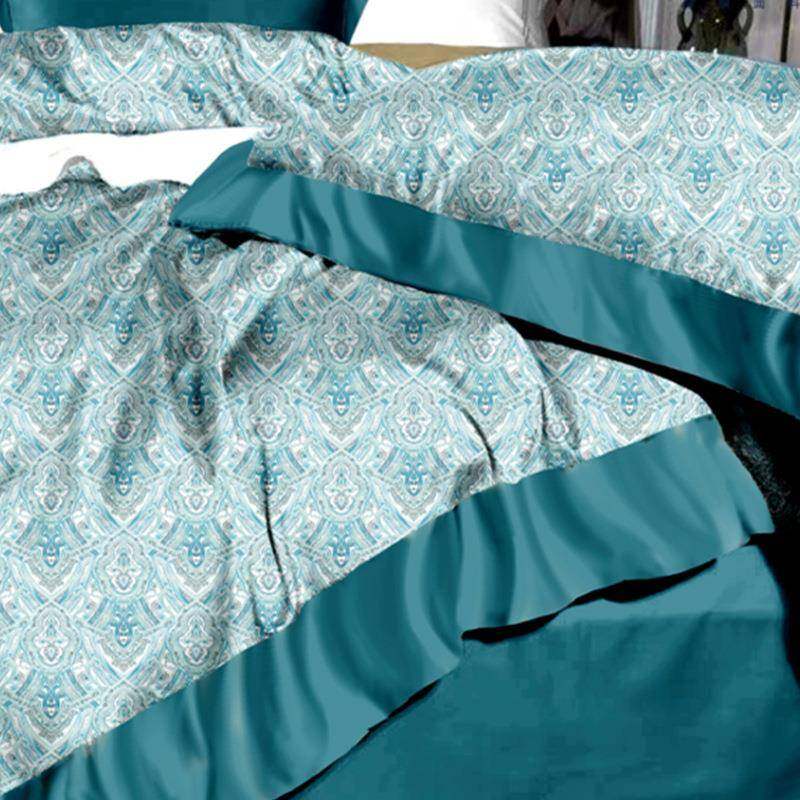 ONH家丝用卧室床单被四套兰精天丝件套民宿简约滑床单床上用品