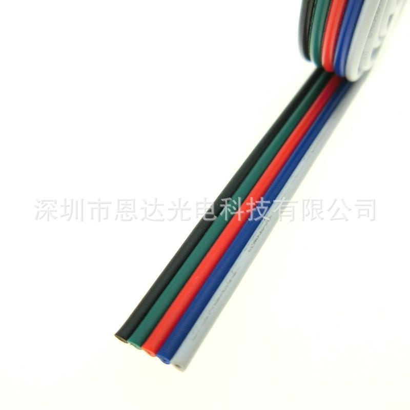 LED灯芯带无品牌/延长线RGB七灯条连接剪线23芯4芯5芯线长度彩任