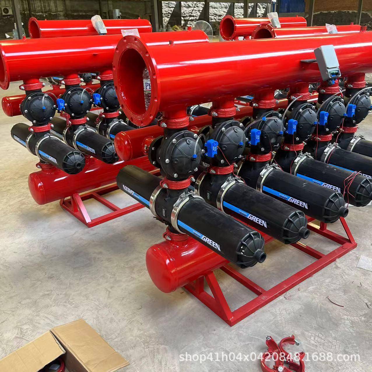 全自器动反冲洗叠片过滤器DKA农用农业过滤灌溉过滴灌微喷盘片式