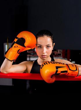 ?业套拳击手套童拳散儿打沙袋包男女孩搏击专训练格斗泰拳成MFV人