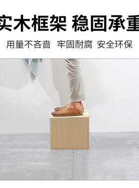 会展方活动面包凳白色婚皮墩礼吐司YBM凳软包黑色矮凳户外婚小凳