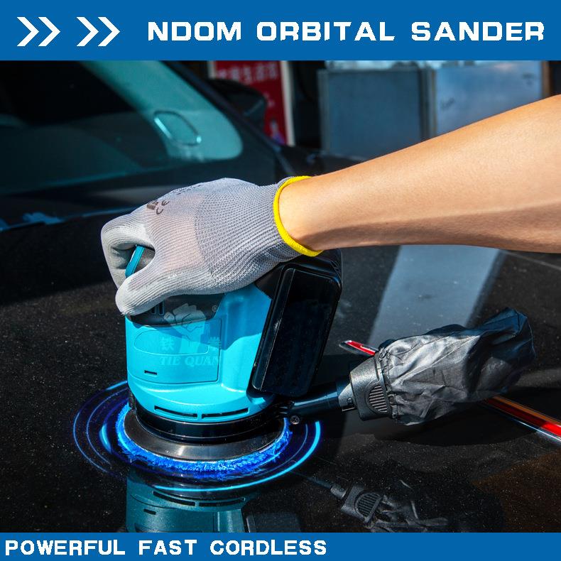 充电式砂圆机锂电抛光机砂机砂调光机OBK木纸工打磨机挡速125