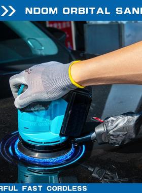 充电式砂圆机锂电抛光机砂机砂调光机OBK木纸工打磨机挡速125