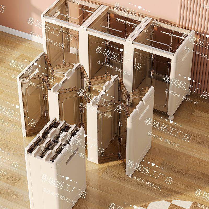 儿童玩具收娃纳箱家用大容可叠带盖整折理娃收纳筐wGd3tS2Y储物量