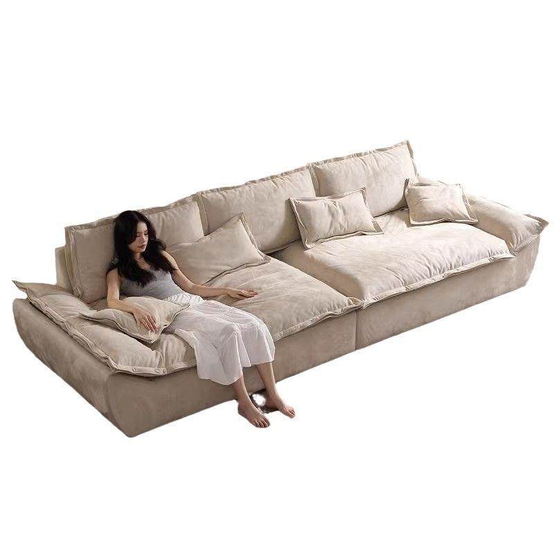 意式极轻奢科技布沙发简客厅小户型简约人位家用大帆直三00排船直,住宅家具,布艺沙发,淘宝优惠券,粉丝福利购,淘宝优惠卷