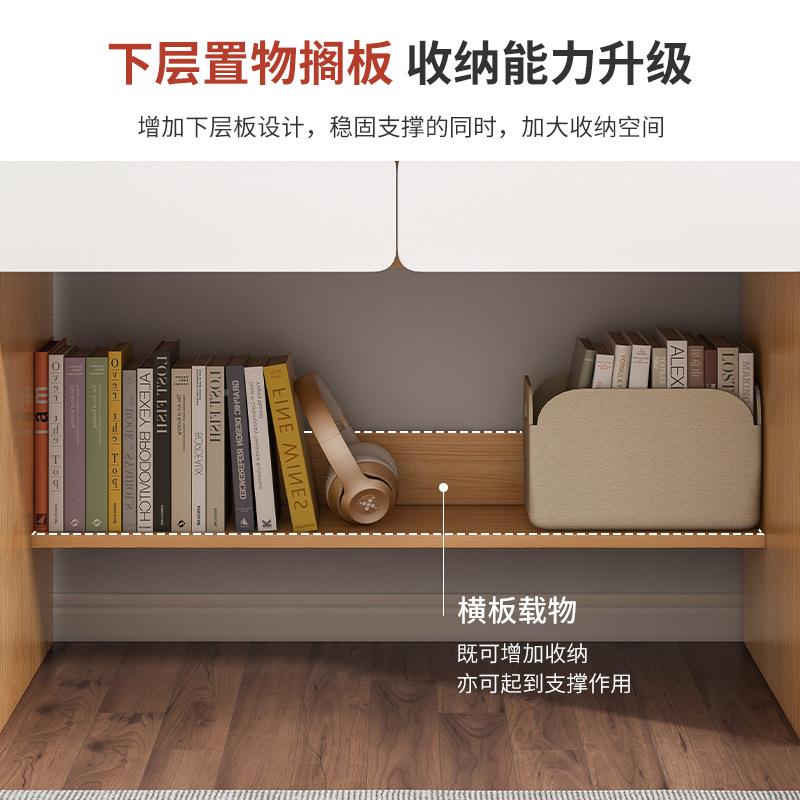 卧室学习桌GMK床简易办公电桌家用阳头台儿写童字书桌椅组脑合省