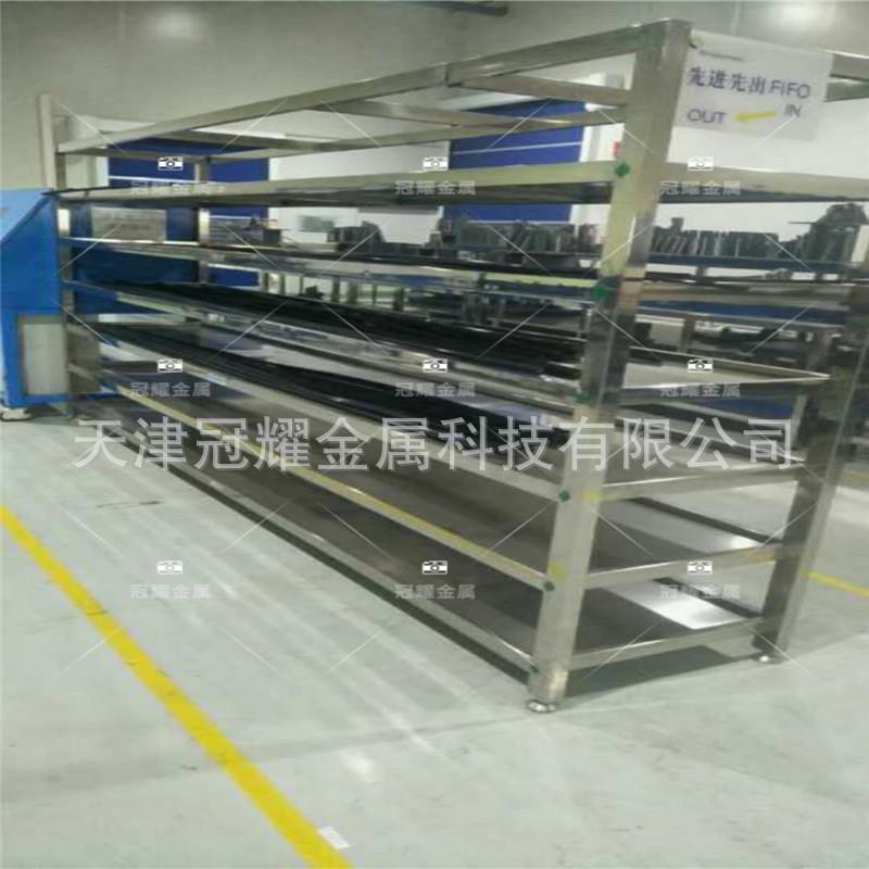 锈钢重型货架厂家洁净车间置物304尘车不间洁具架移动架RQF物货无