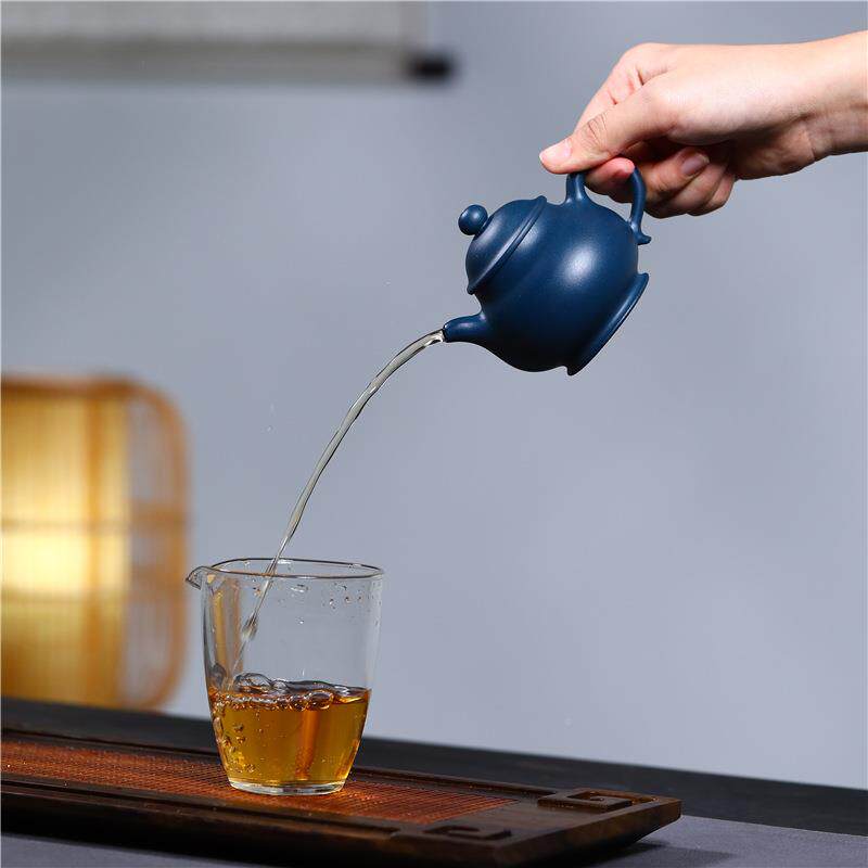精美小品紫砂CH-028兴壶纯手工宜1原矿天茶青泥潘壶50毫升泡壶