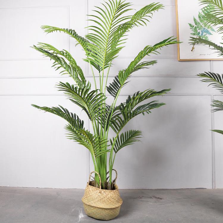 大型仿真绿植贵内尾葵妃葵室装FGC饰假树盆栽人造树植物富贵凤葵
