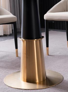 VC-1223（白色）轻奢客岩板VC-2123-洽谈桌椅组合判会谈休息接待