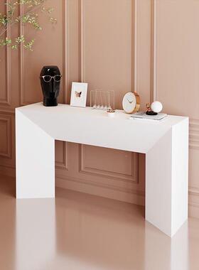 意式玄关桌新中户极窄靠YXV式墙入端景台现代柜子简约家用案条壁