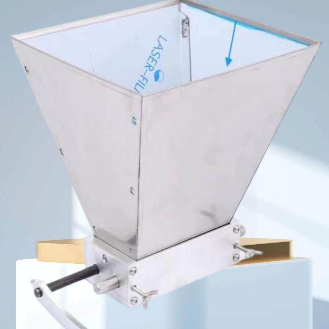 代机洋集DY对辊不锈钢手摇五谷研团磨机粉小麦FTT碎机麦芽粉碎自