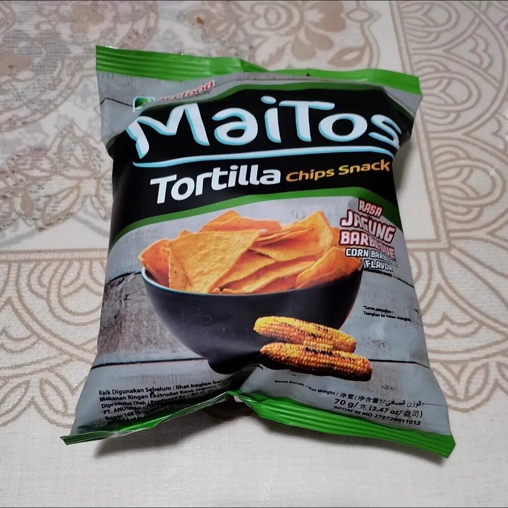 【抢】印尼进口maitos玉米片大包香辣味烧烤味膨化食品追剧