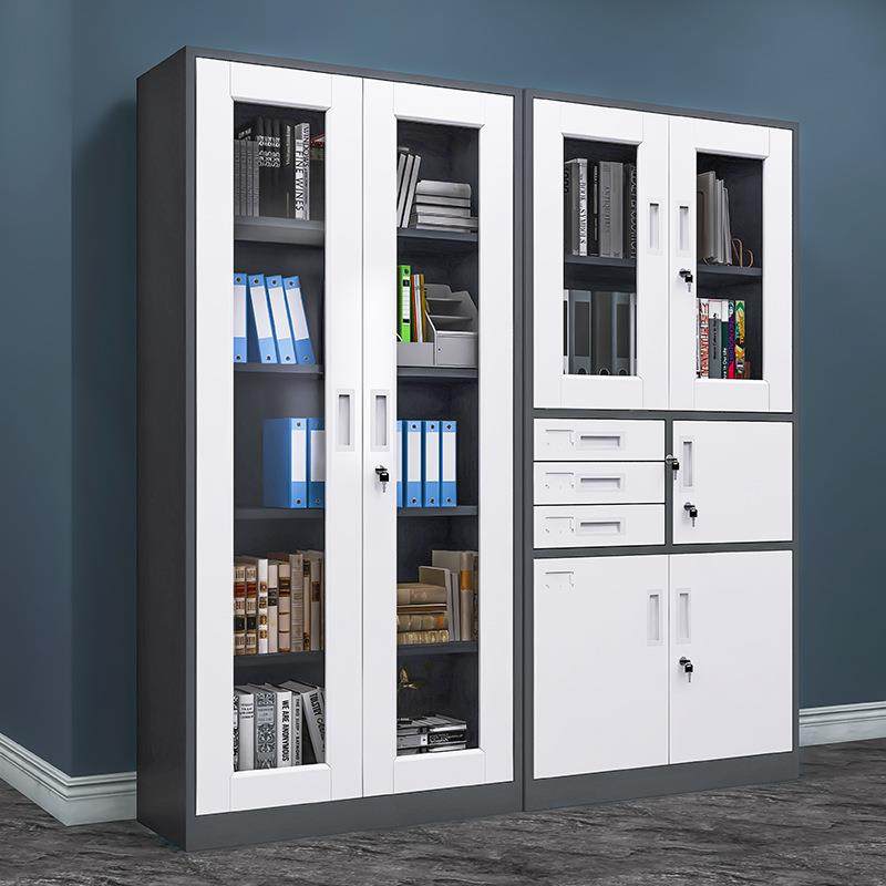 铁皮柜财务凭证柜资料柜钢制档案柜子带锁收纳储物柜文件柜加厚