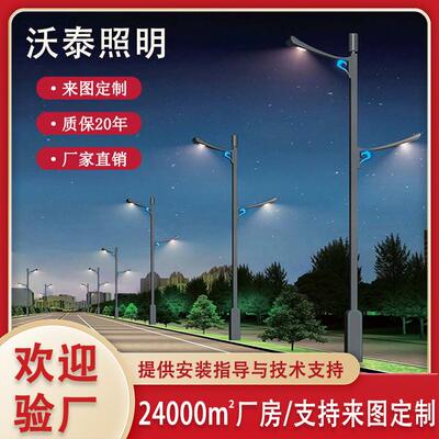 6米8米10米12米瑞彩祥云led路灯祥云造型市电路灯户外防水仿古灯